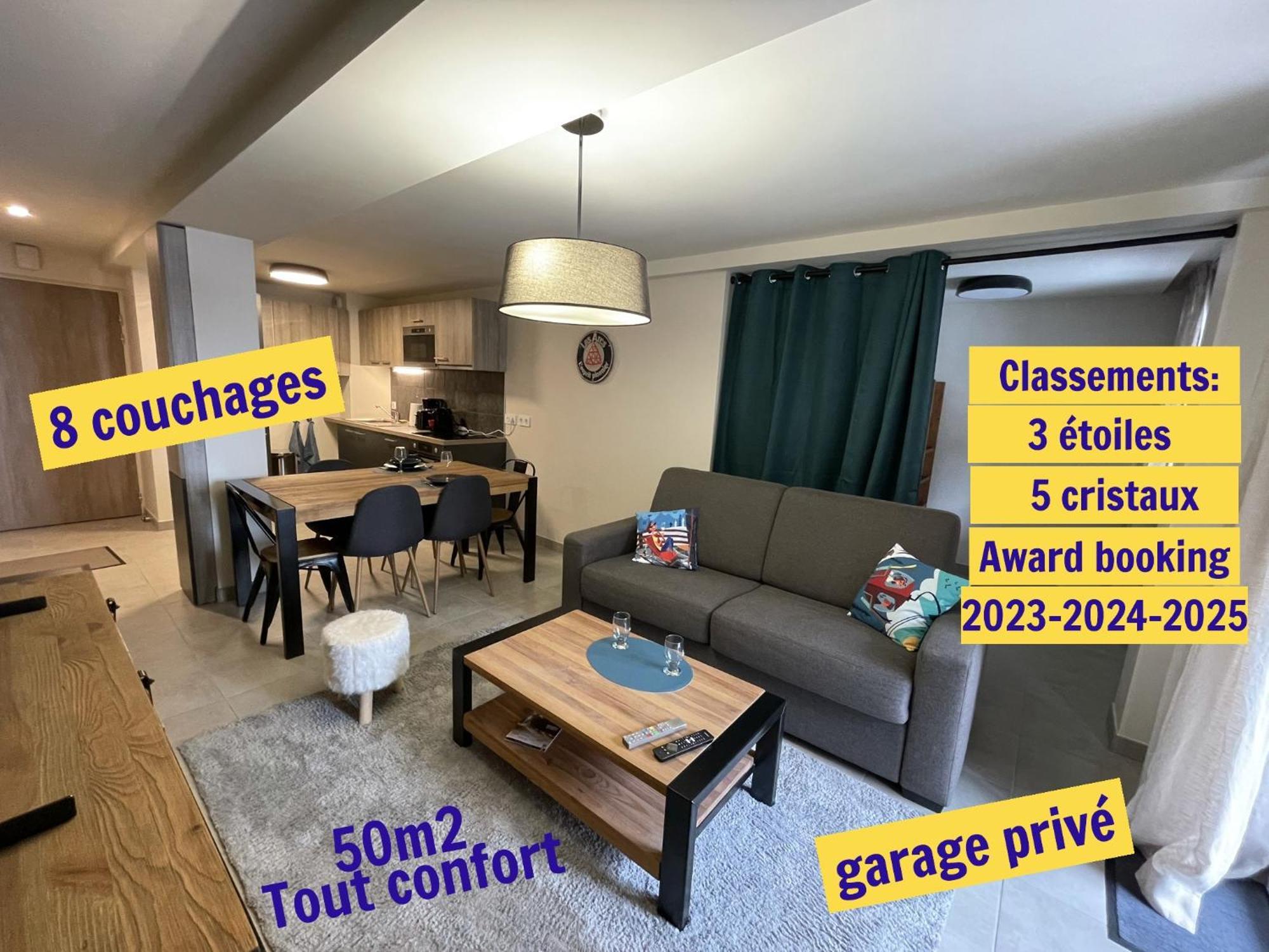 Arc 1800 Appartement 6-8 Pers,5 Cristaux, Avec Garage Les Arcs  Zewnętrze zdjęcie